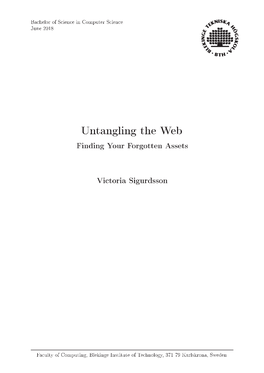 Untangling the Web Finding Your Forgotten Assets