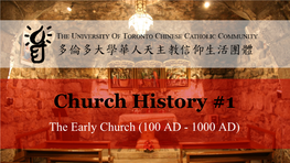 Church History #1