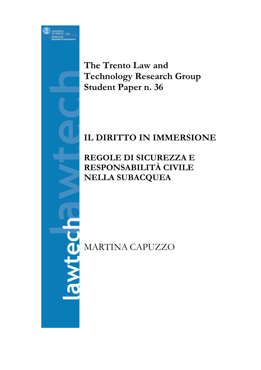 Trento Lawtech Student Paper