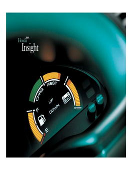 2001 Honda Insight Brochure
