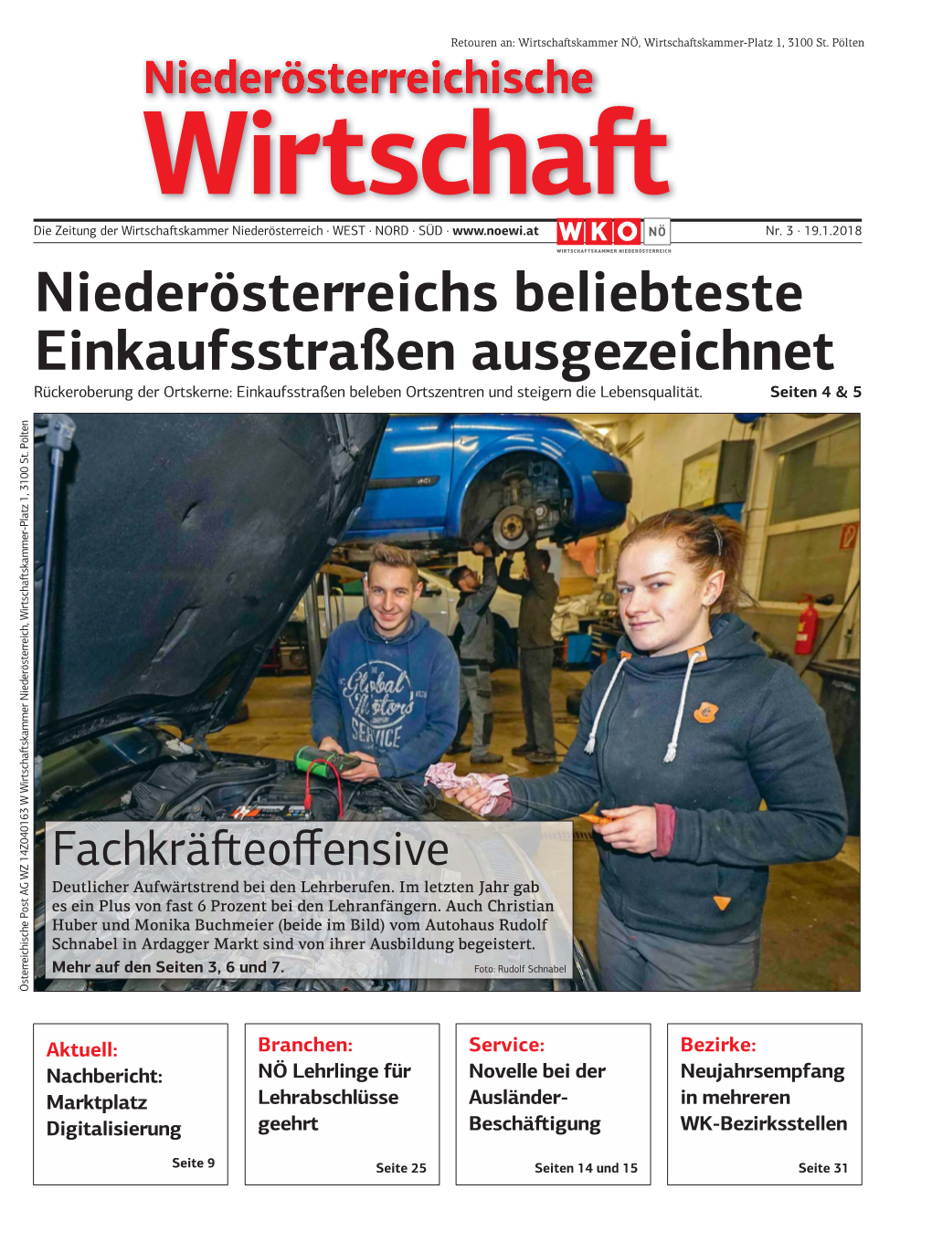 Niederösterreichs Beliebteste Einkaufsstraßen Ausgezeichnet Rückeroberung Der Ortskerne: Einkaufsstraßen Beleben Ortszentren Und Steigern Die Lebensqualität