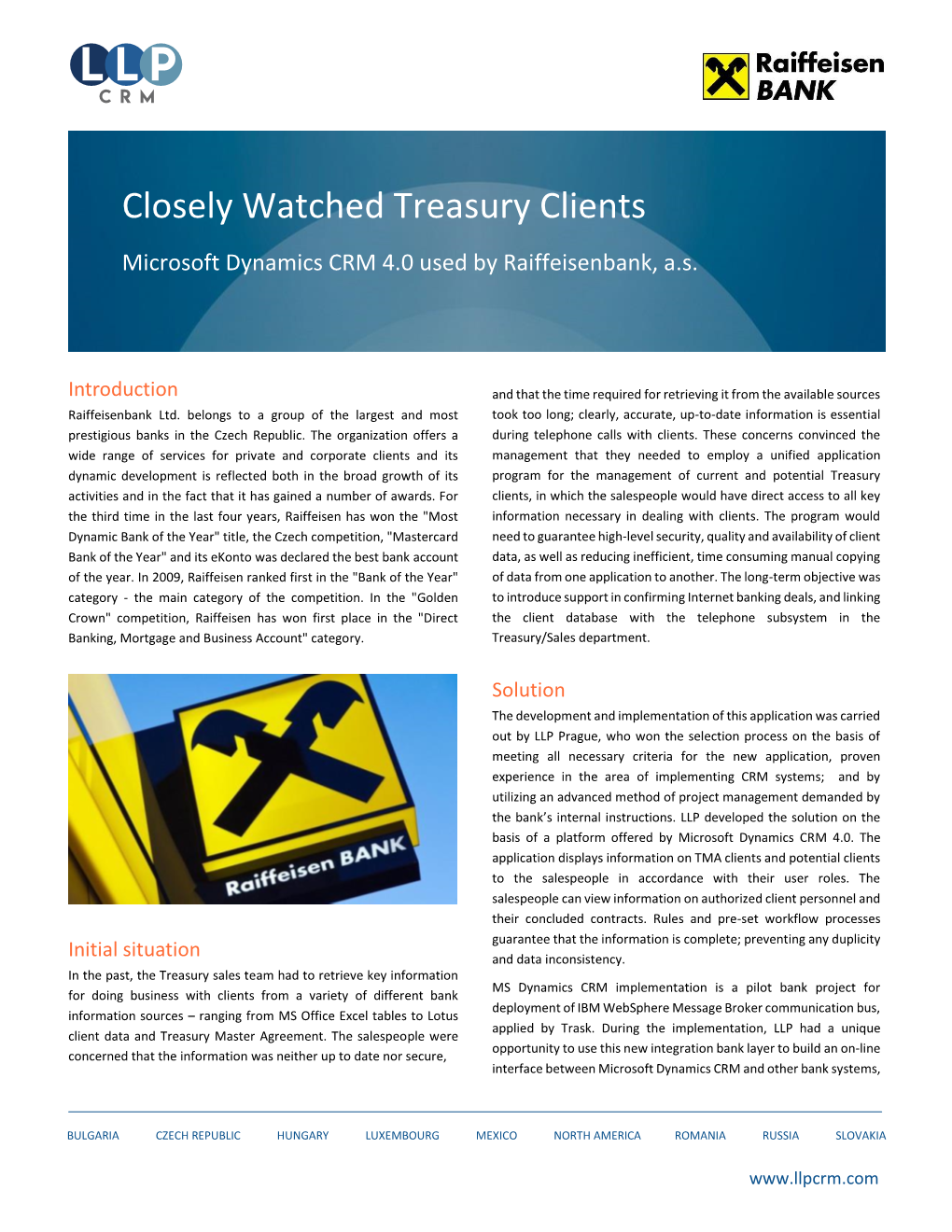 Closely Watched Treasury Clients