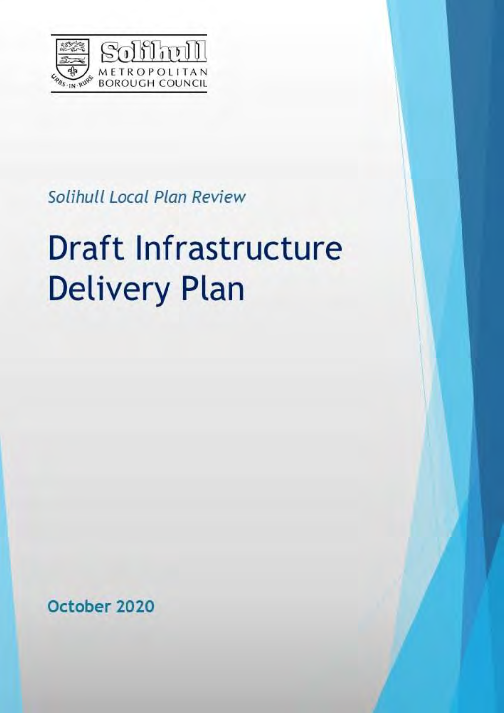 Draft Infrastructure Delivery Plan 2020