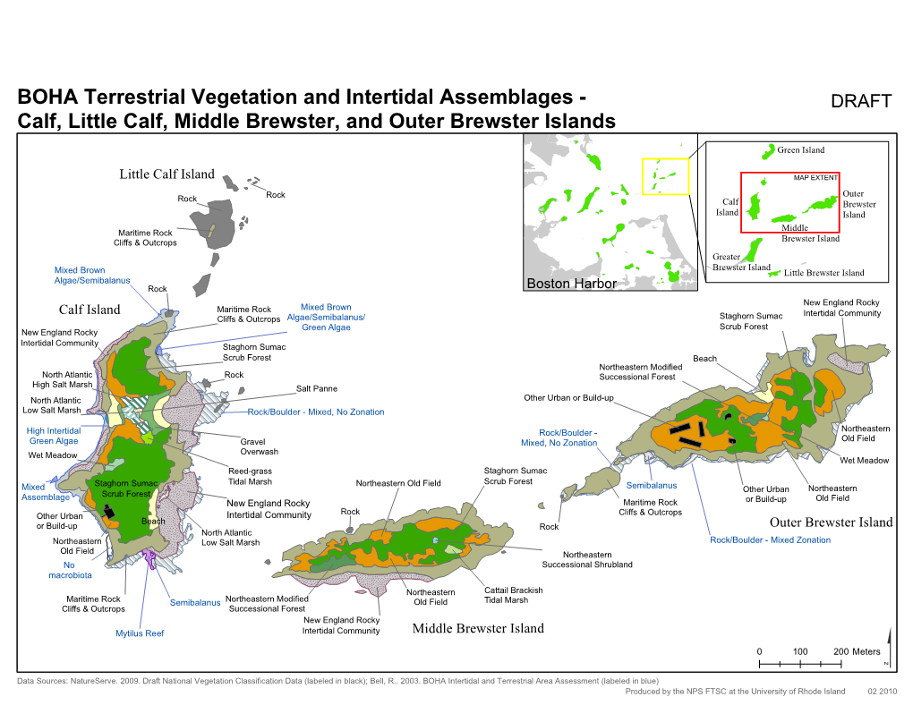 Calf, Little Calf, Middle Brewster, and Outer Brewster Islands