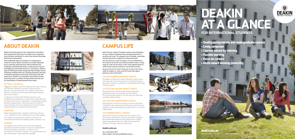 About Deakin Campus Life