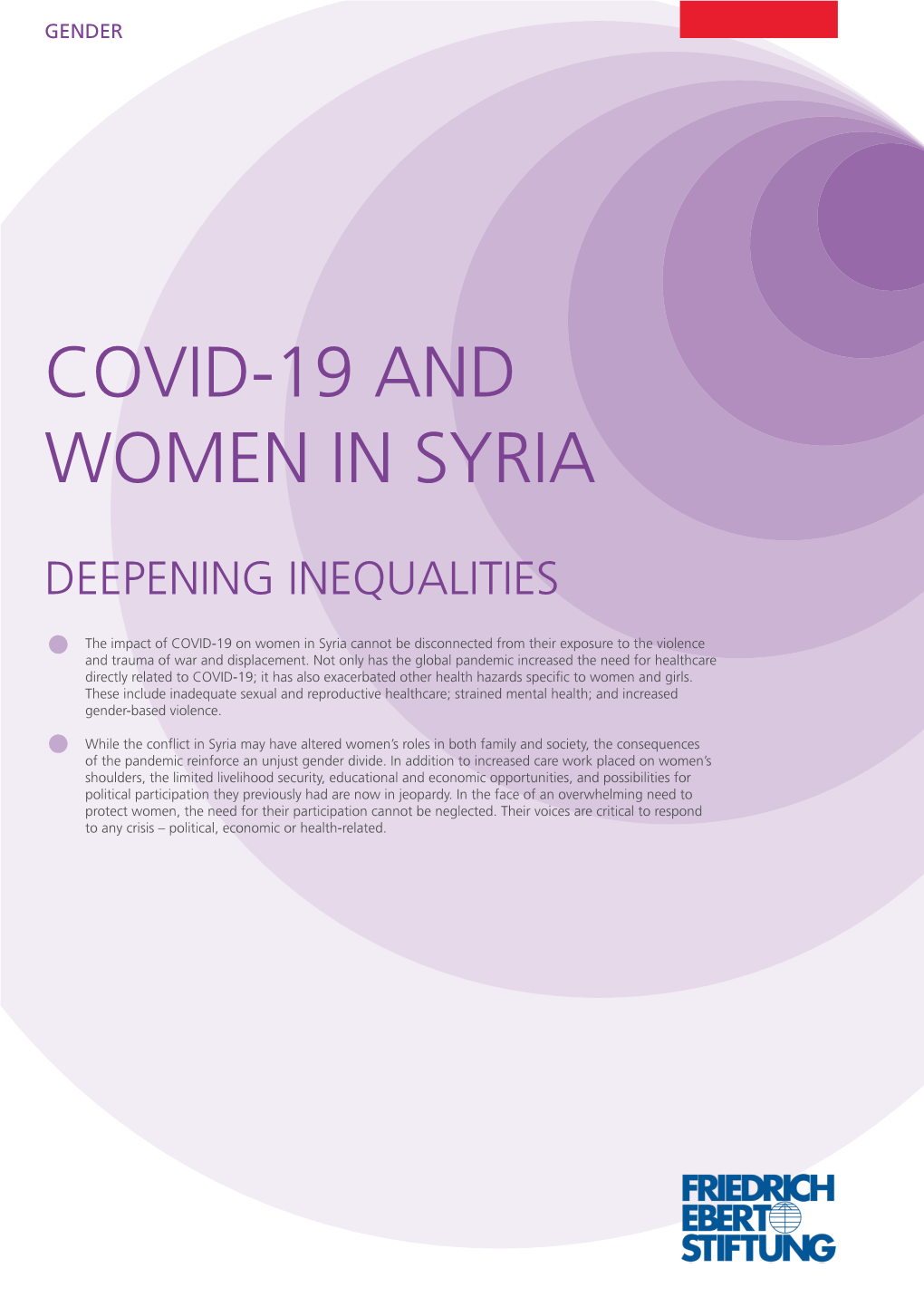 Covid-19 and Women in Syria