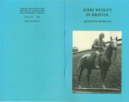 John Wesley in Bristol