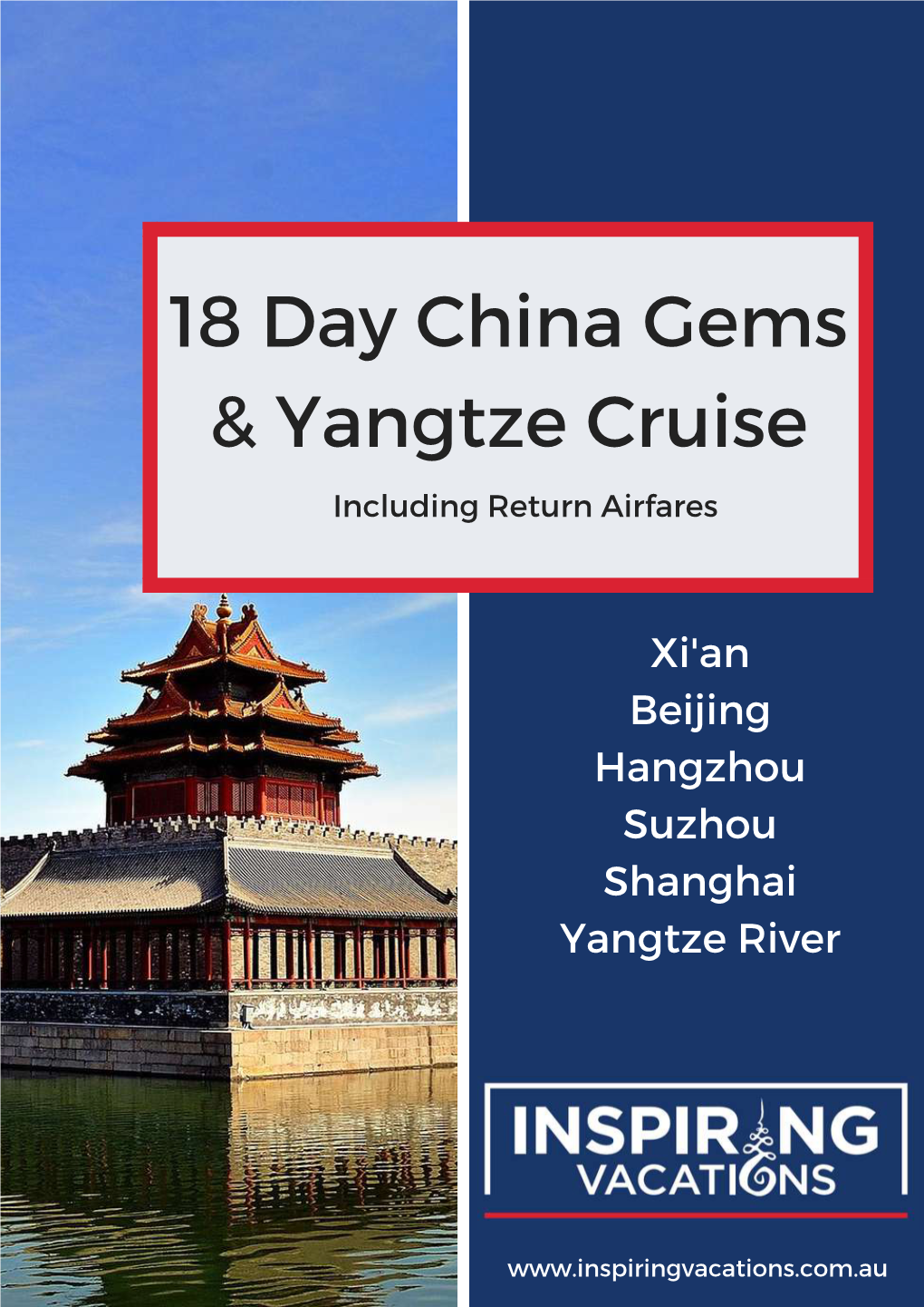 18 Day Gems of China Yangtze Cruise