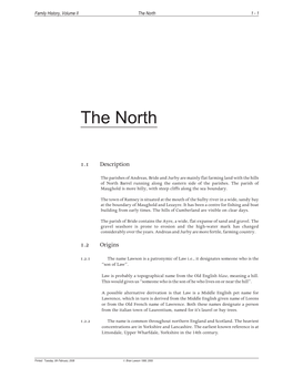 The North 1 - 1