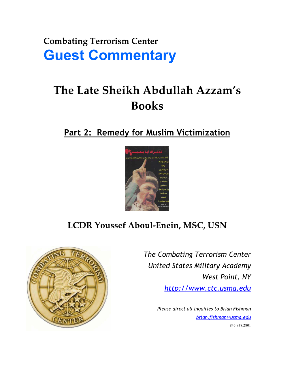 The Late Sheikh Abdullah Azzam's Books (II)