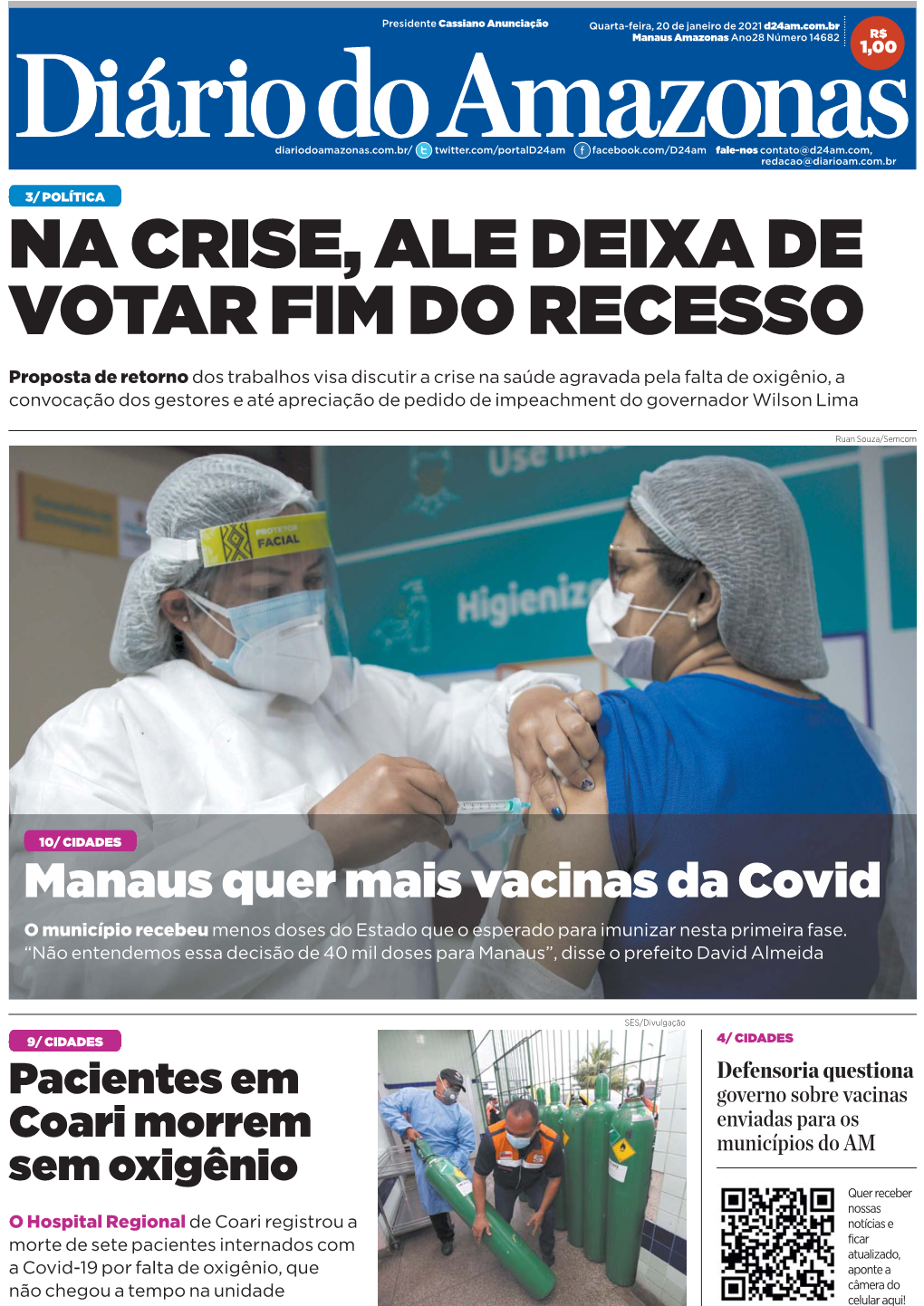 Na Crise, Ale Deixa De Votar Fim Do Recesso