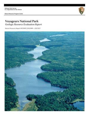 Voyageurs National Park Geologic Resource Evaluation Report