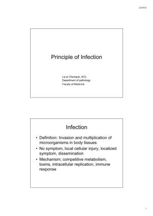 Principle of Infection