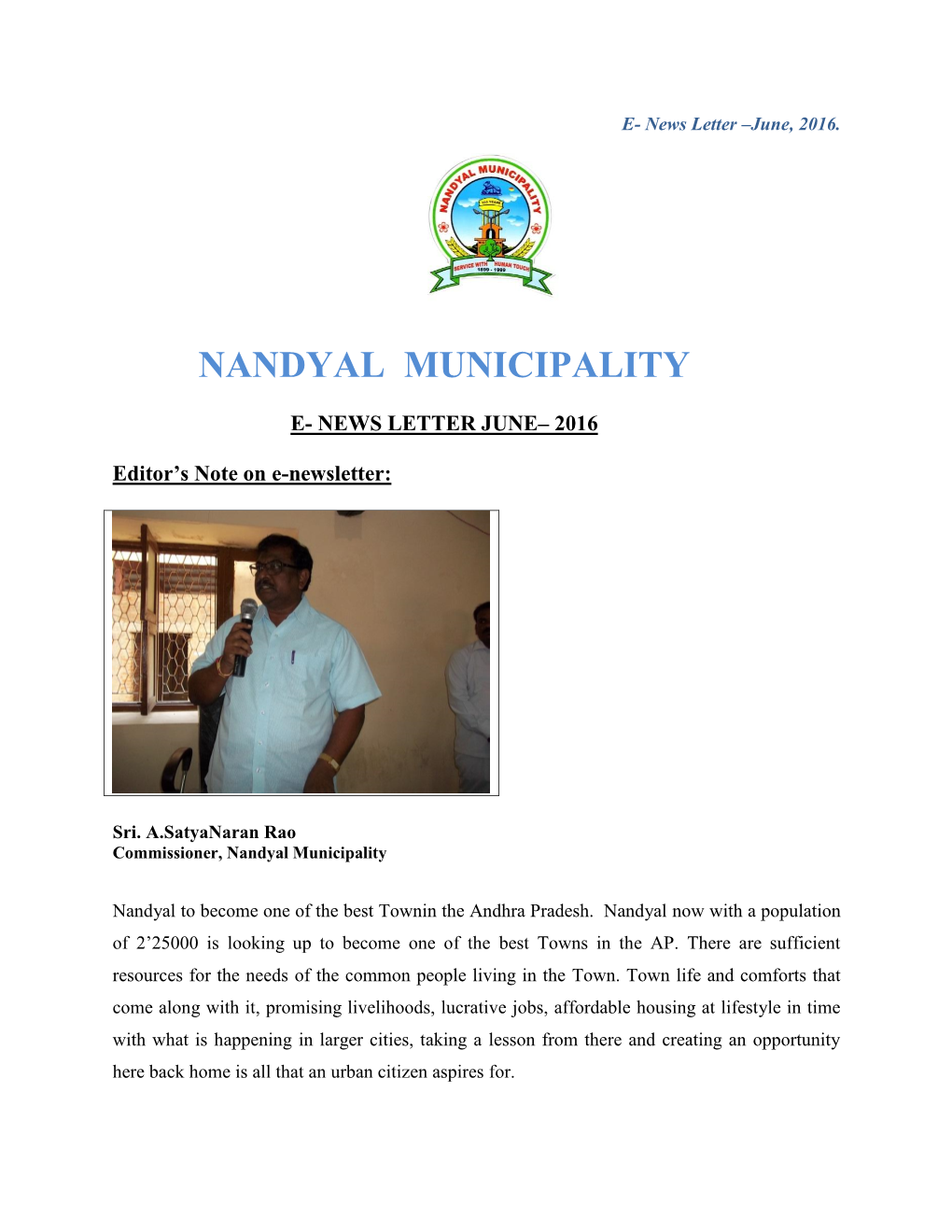 Nandyal Municipality