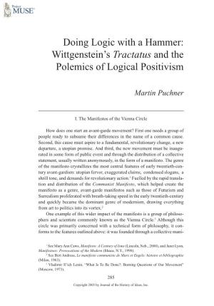 Wittgenstein's Tractatus and the Polemics of Logical Positivism