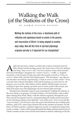 Walking the Walk (Of the Stations of the Cross) by Carmen Acevedo Butcher