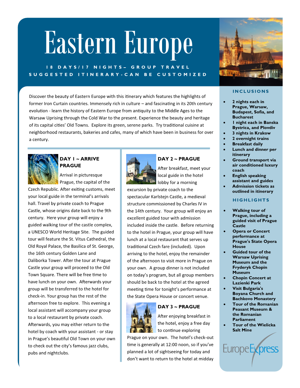 Discover the Beauty of Eastern Europe with This Itinerary Which Features the Highlights of Former Iron Curtain Countries