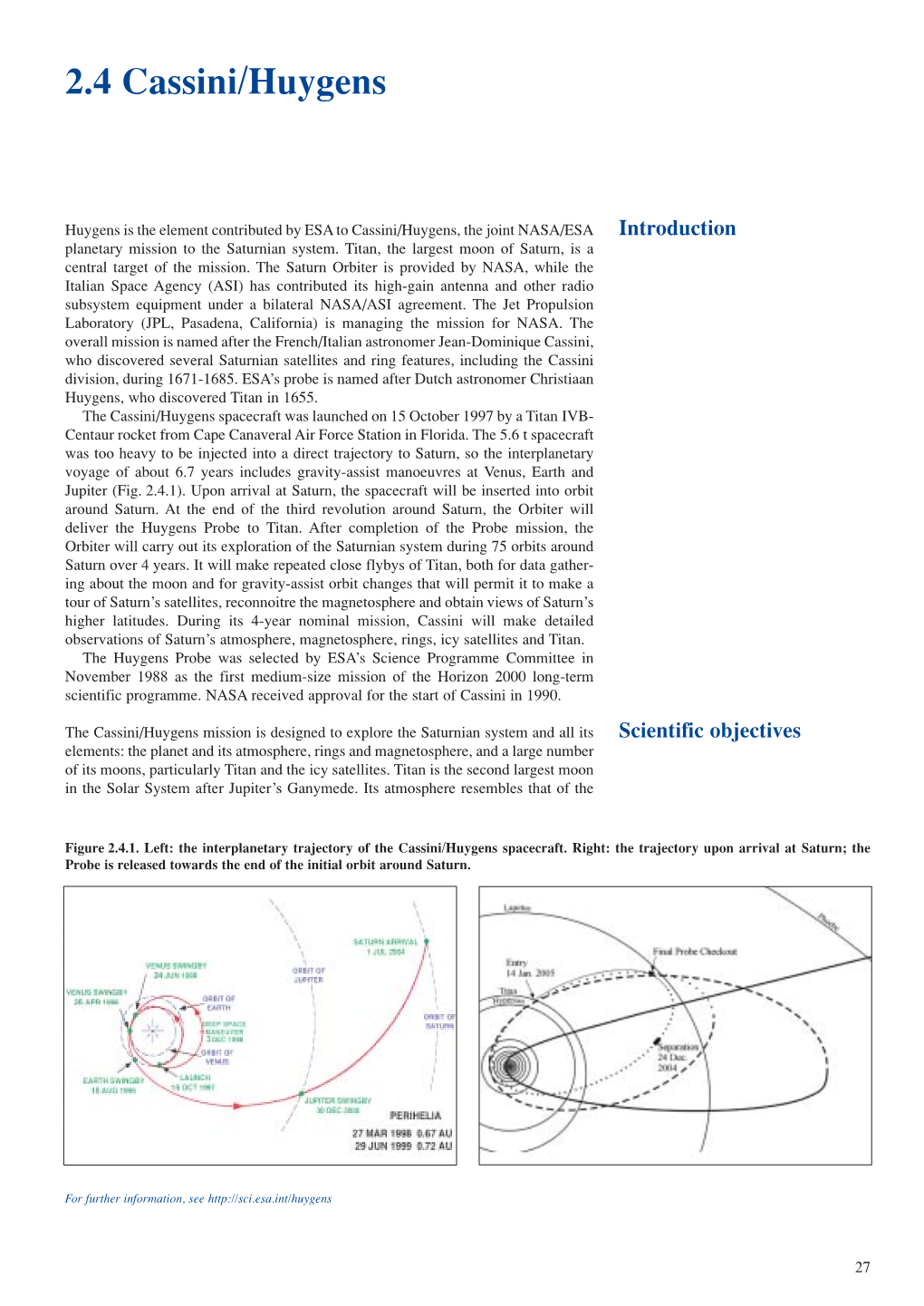 2.4 Cassini/Huygens