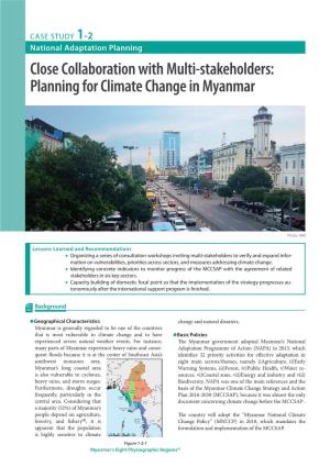 Planning for Climate Change in Myanmar