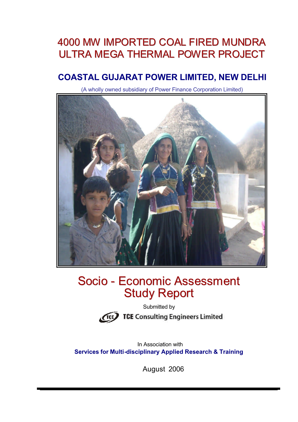 Socio - Economic Assessment Study Report