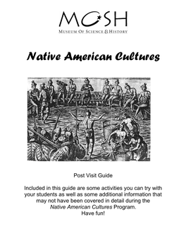 Native American Cultures