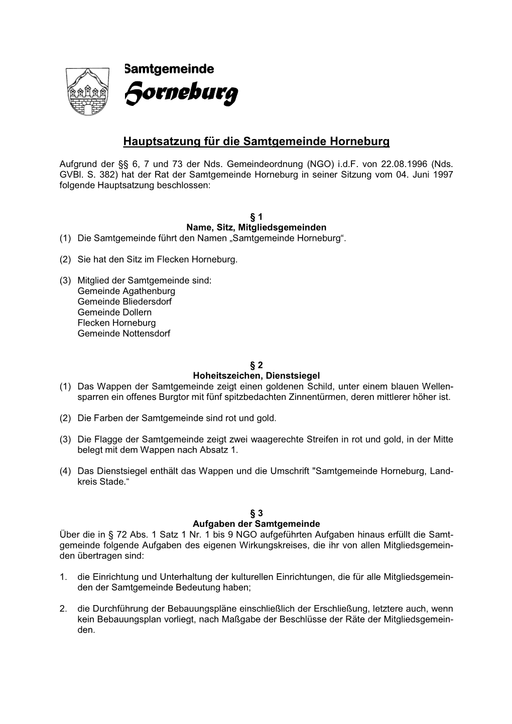 Samtgemeinde Horneburg