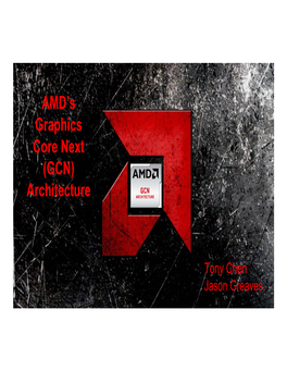 AMD's Graphics Core Next (GCN) Architecture