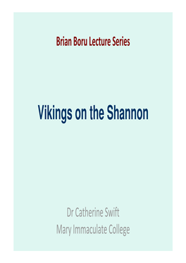 Vikings on the Shannon