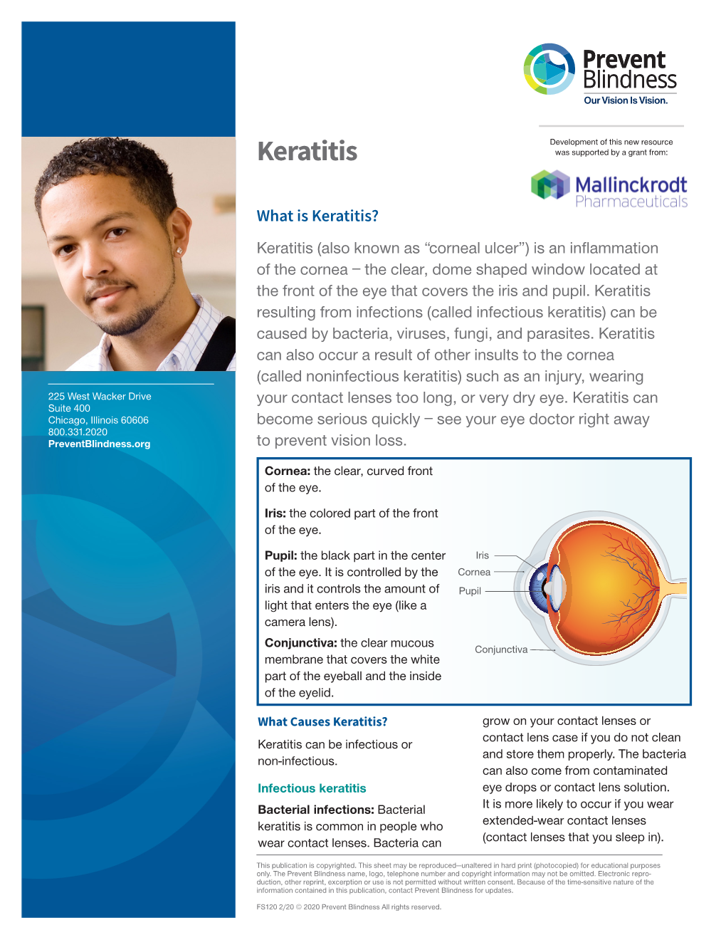 Keratitis Was Supported by a Grant From