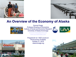 An Introduction to the Alaska Oil and Gas Industry