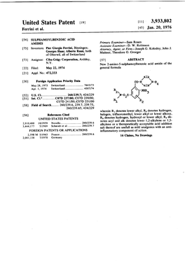 United States Patent (19) L L 3,933,802 Ferrini Et Al