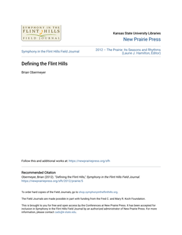 Defining the Flint Hills