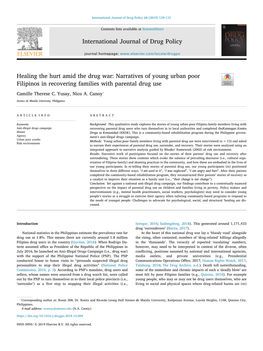 International Journal of Drug Policy 68 (2019) 124–131