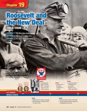 Chapter 19: Roosevelt and the New Deal, 1933-1939