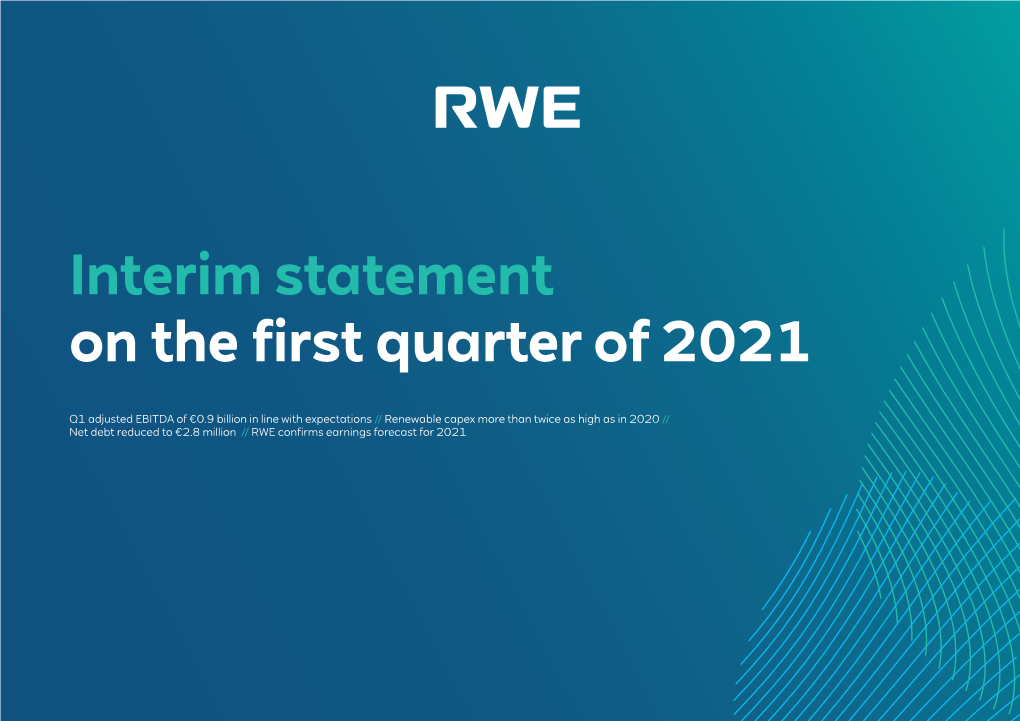 Interim Statement on the First Quarter of 2021