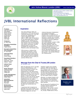 Jain World Peace Centre JVB (London) News Letter Jan-June