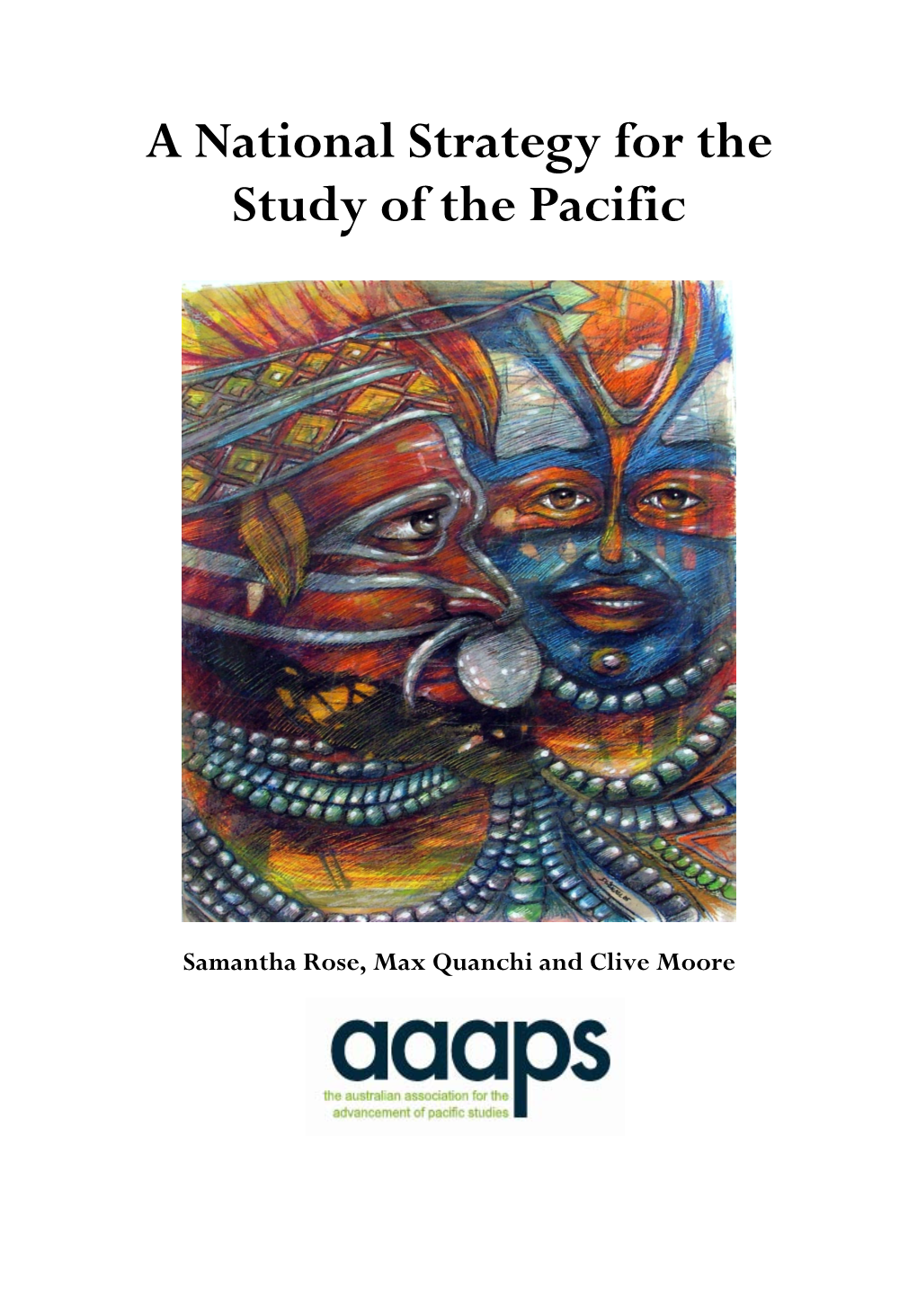 A National Strategy for the Study of the Pacific