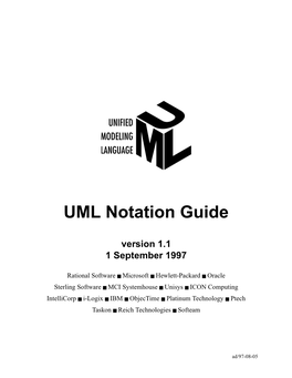 UML Notation Guide
