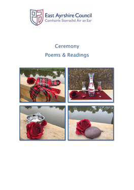Ceremony Poems and Readings