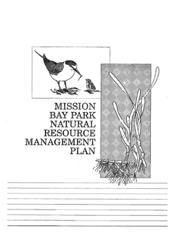 Mission Bay Natural Resources Management Plan