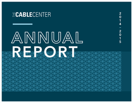 2014-2015-Annual-Report-The-Cable