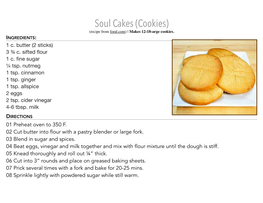 Soul Cakes:Cookies