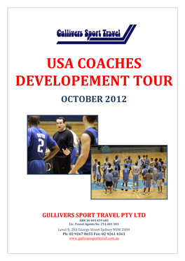 Usa Coaches Developement Tour