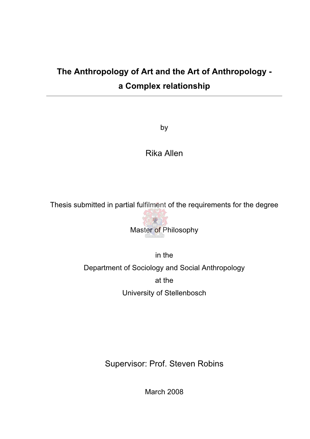 Allen Anthropology 2008.Pdf (522.0Kb)