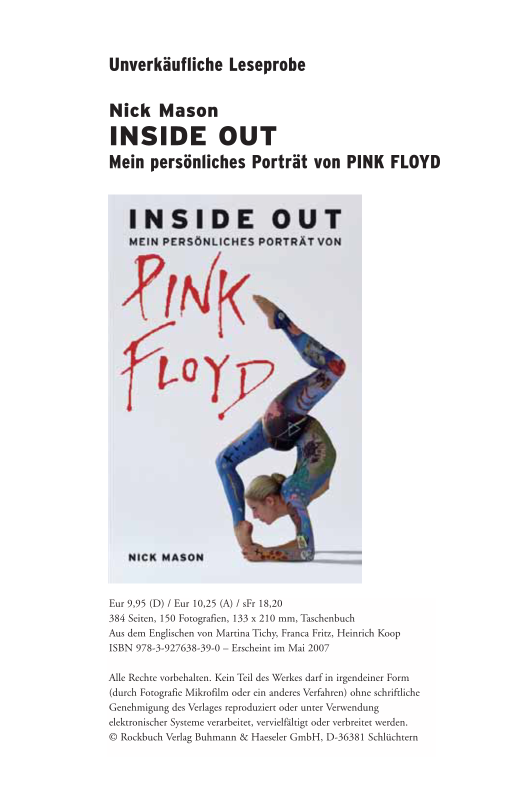 INSIDE out Mein Persönliches Porträt Von PINK FLOYD