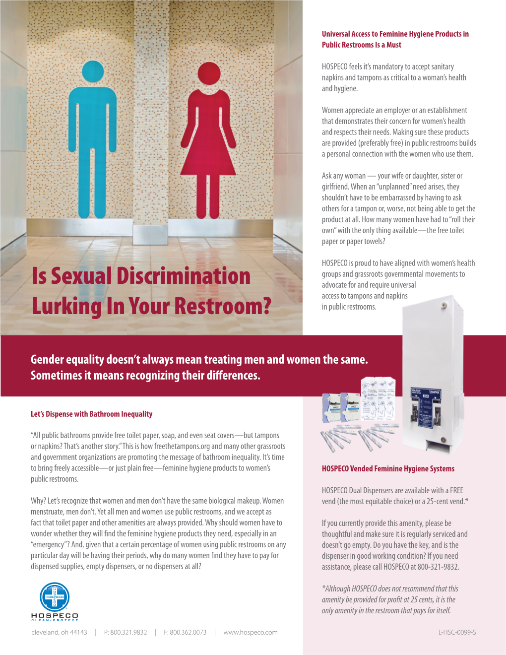 Is Sexual Discrimination Lurking in Your Restroom?