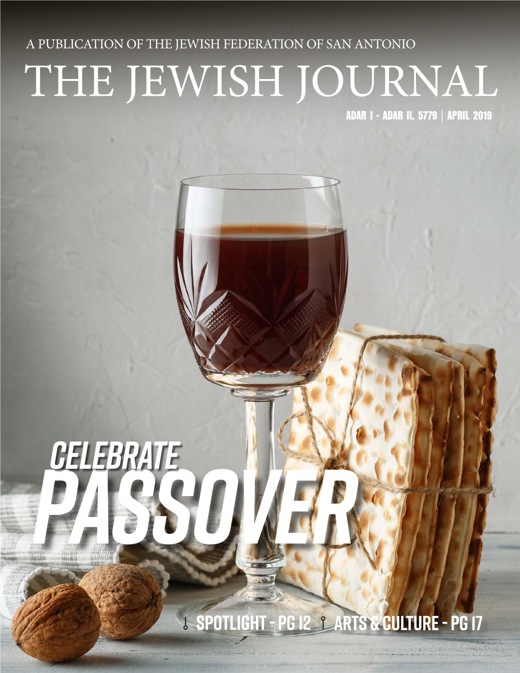 The Jewish Journal Adar I - Adar Ii, 5779 | April 2019