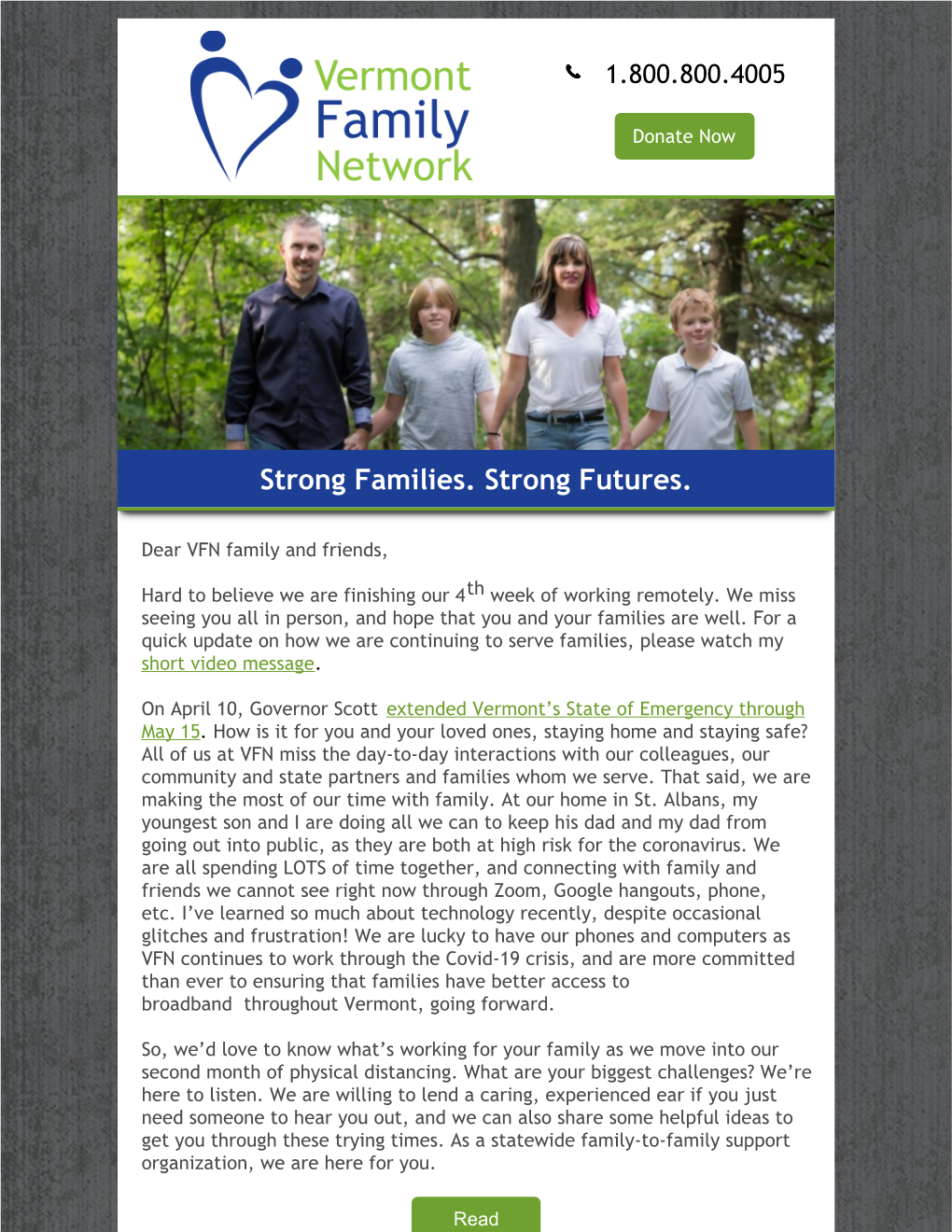 Strong Families. Strong Futures