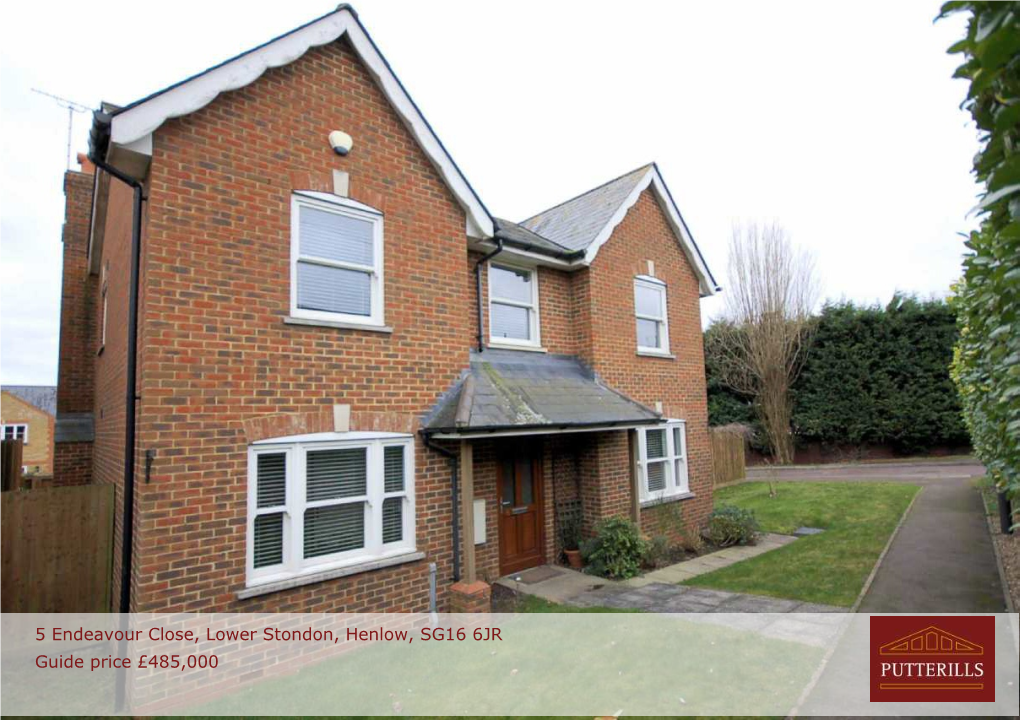 5 Endeavour Close, Lower Stondon, Henlow, SG16 6JR Guide Price