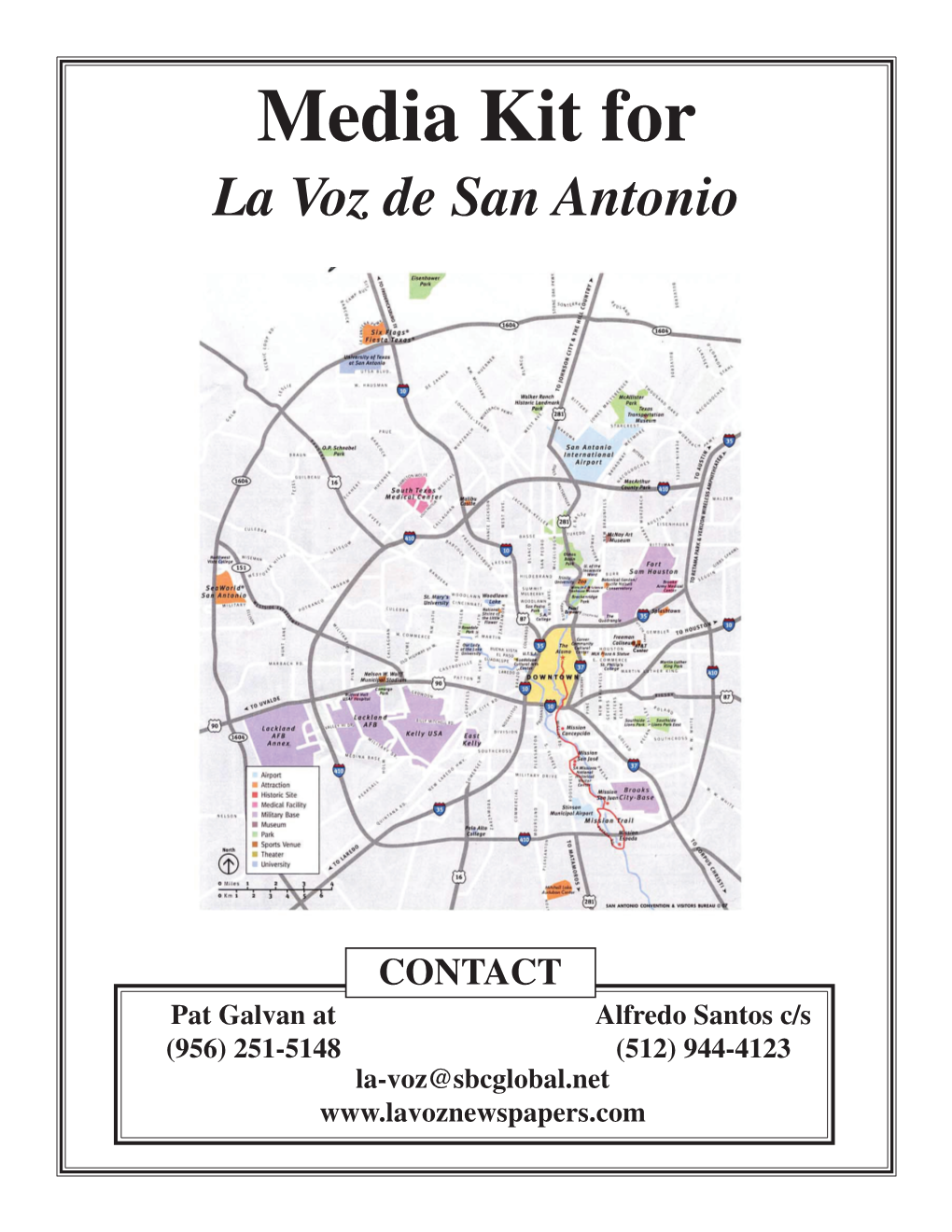 La Voz Newspapers Media Kit San Antonio.Pmd